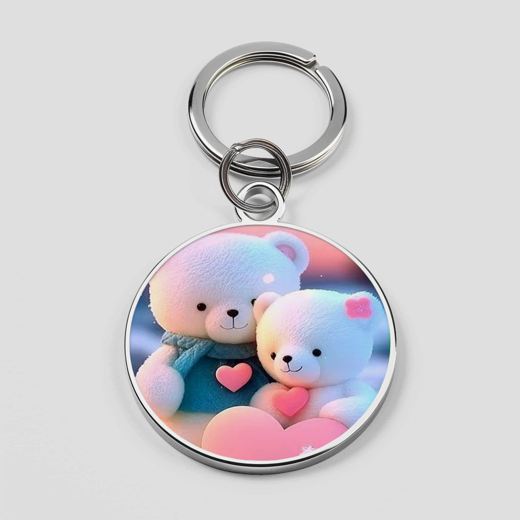 Cute Teddy Duo Theme Phone Cover
