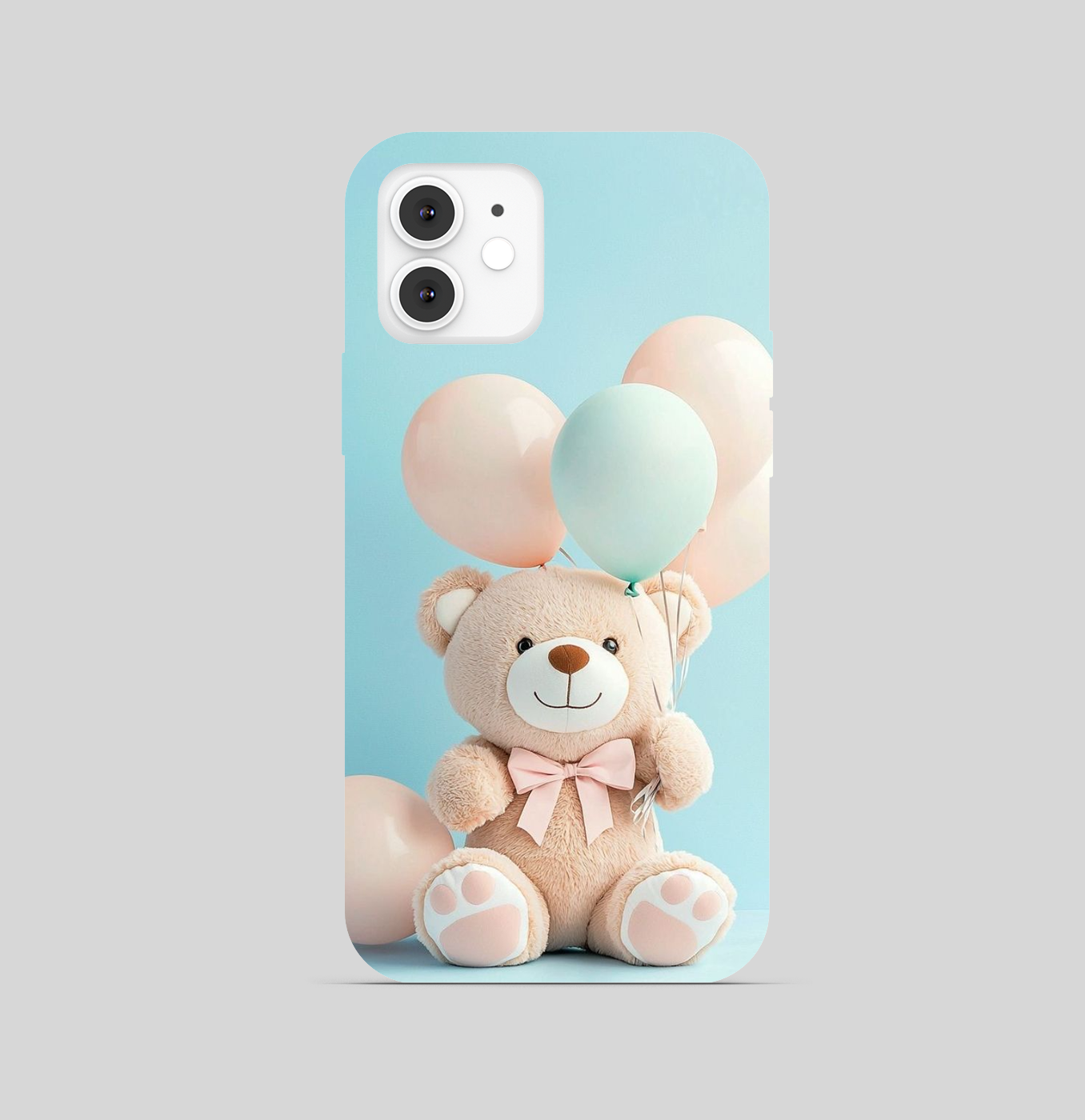 Cute Teddy Theme Phone Cover