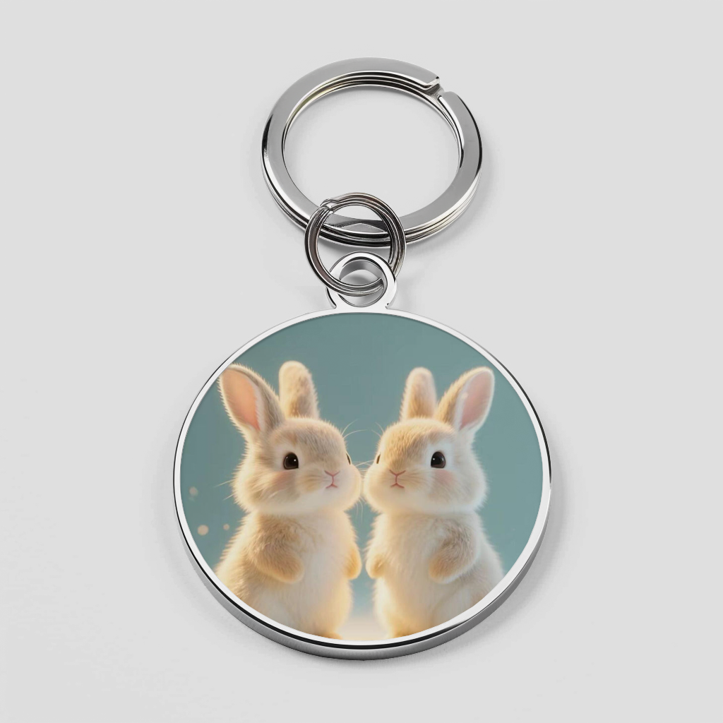 Cute Rabbits Theme Phone Cover