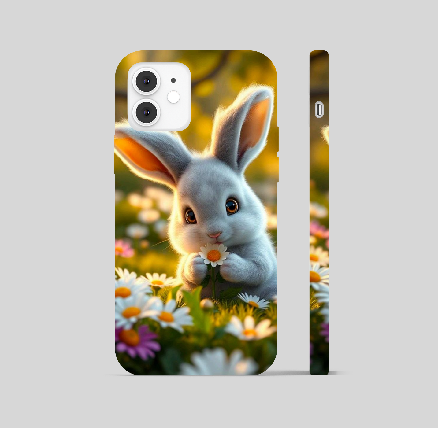 Cute Bunny Theme Phone Cover