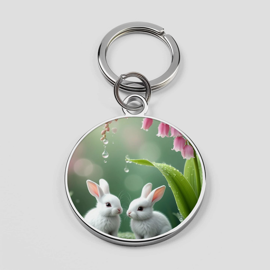 Cute Rabbit Duo Theme Phone Cover