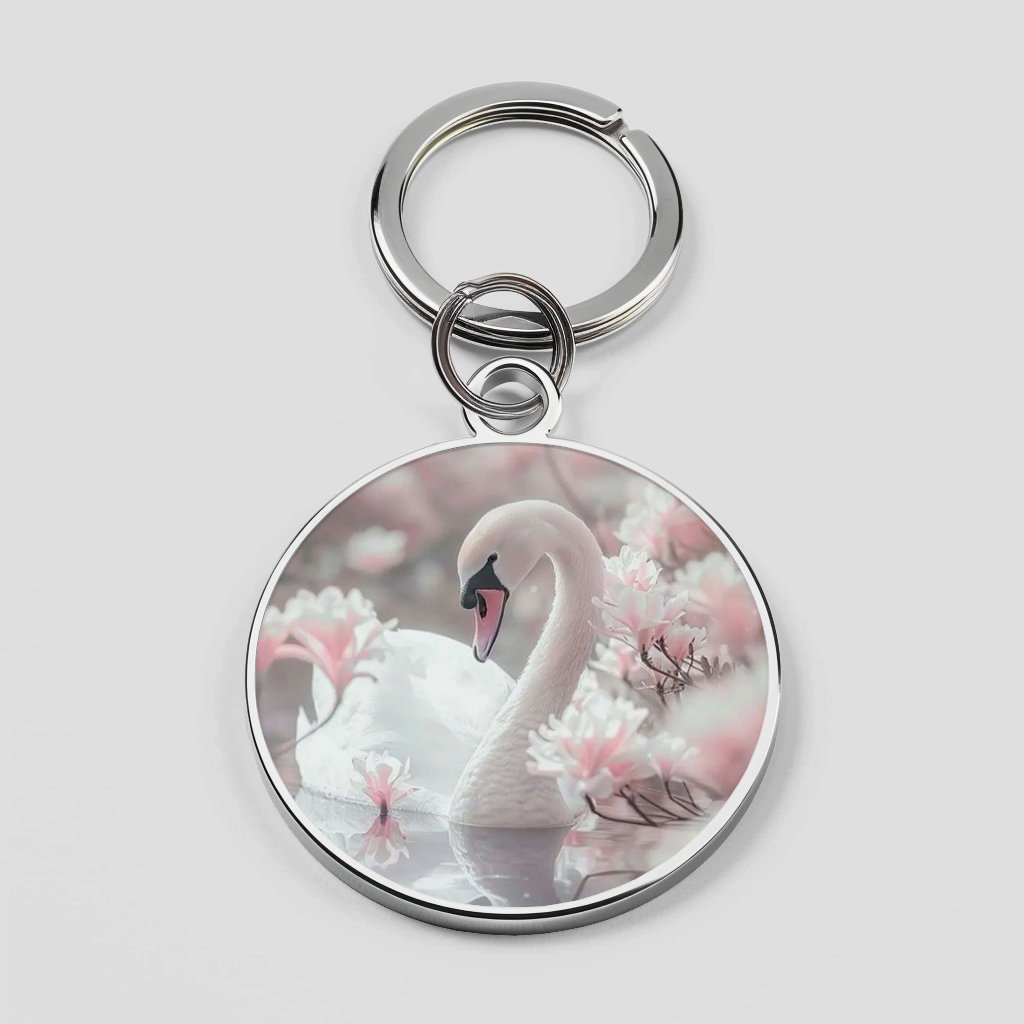 White Swan Theme Phone Cover