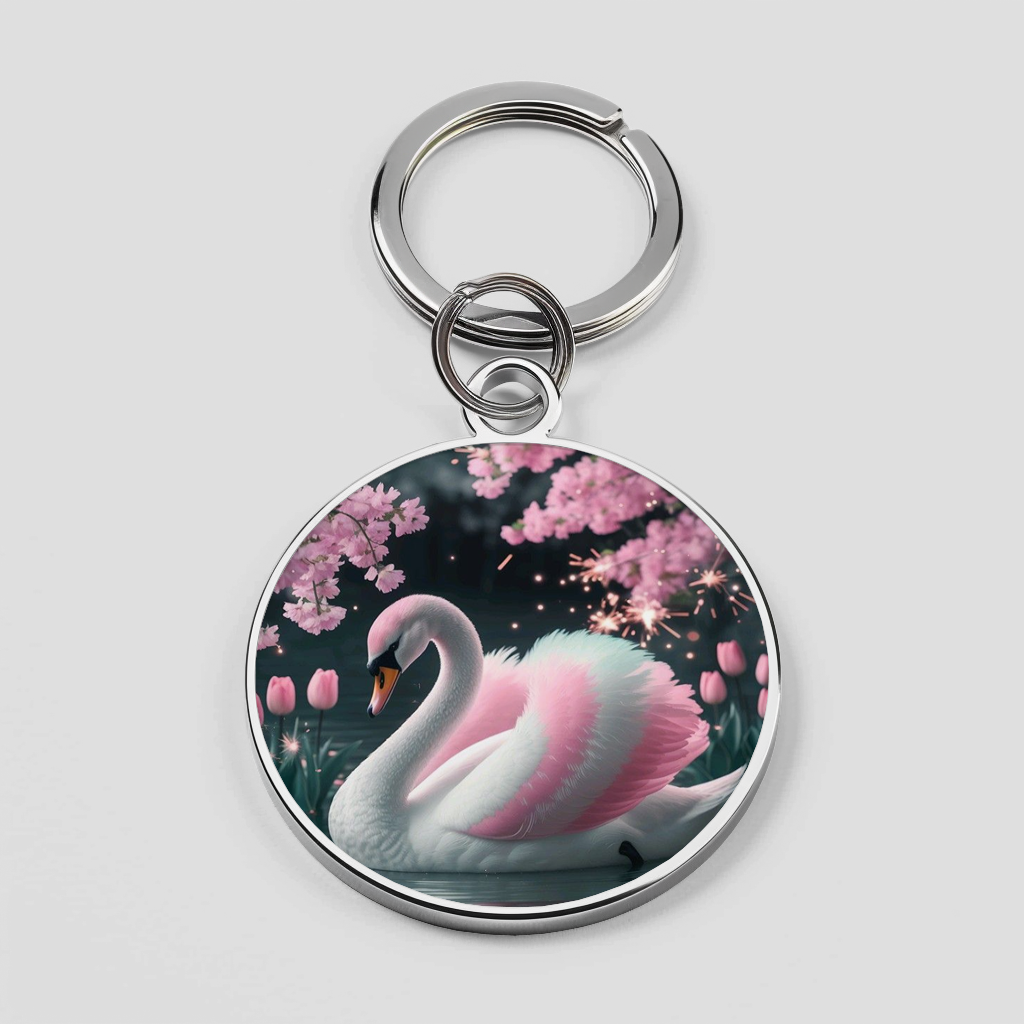 Pink Swan Theme Phone Cover