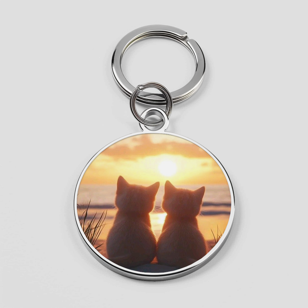 Cute Cat Duo Theme Phone Cover
