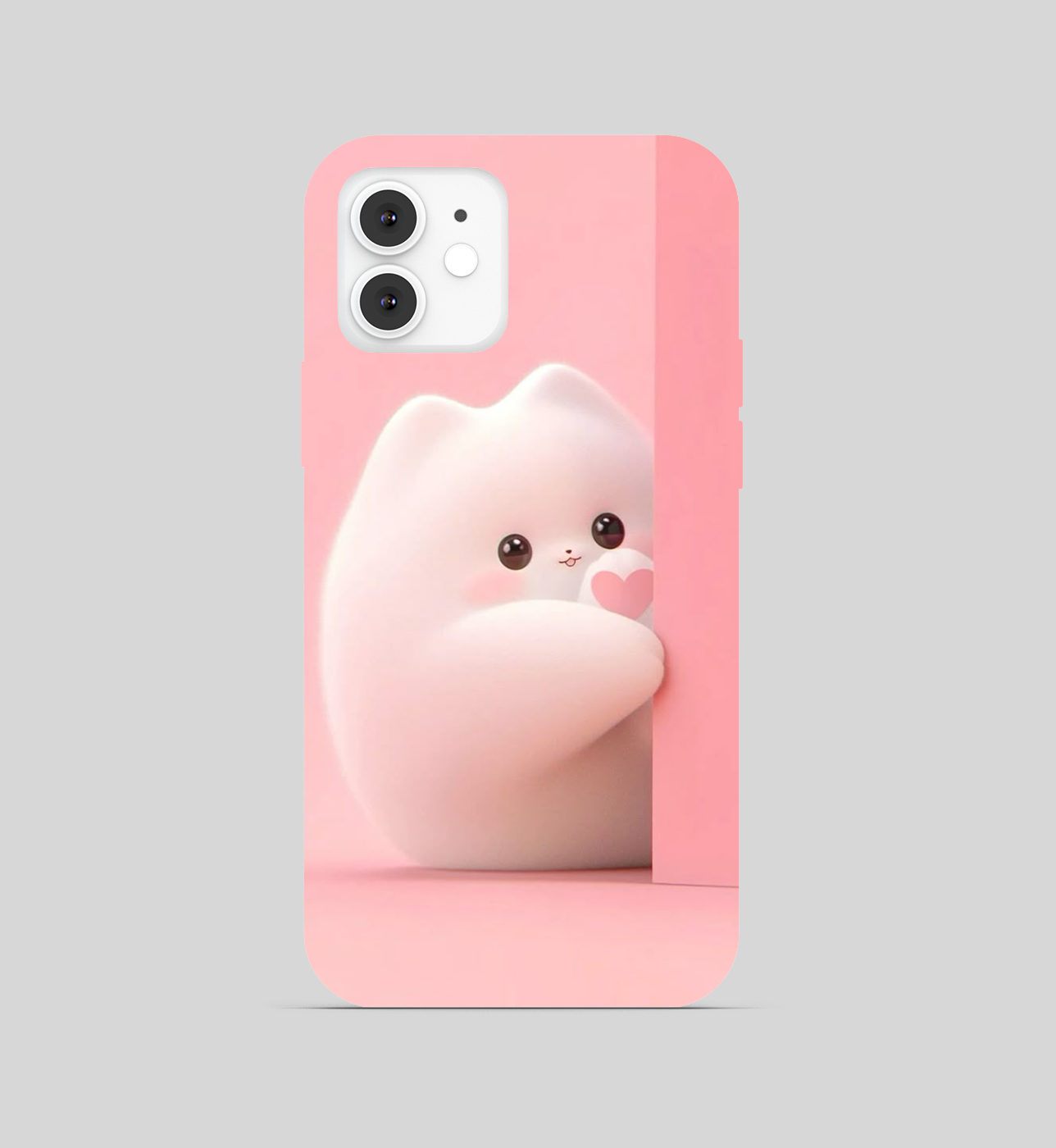 Teddy Heart Theme Phone Cover