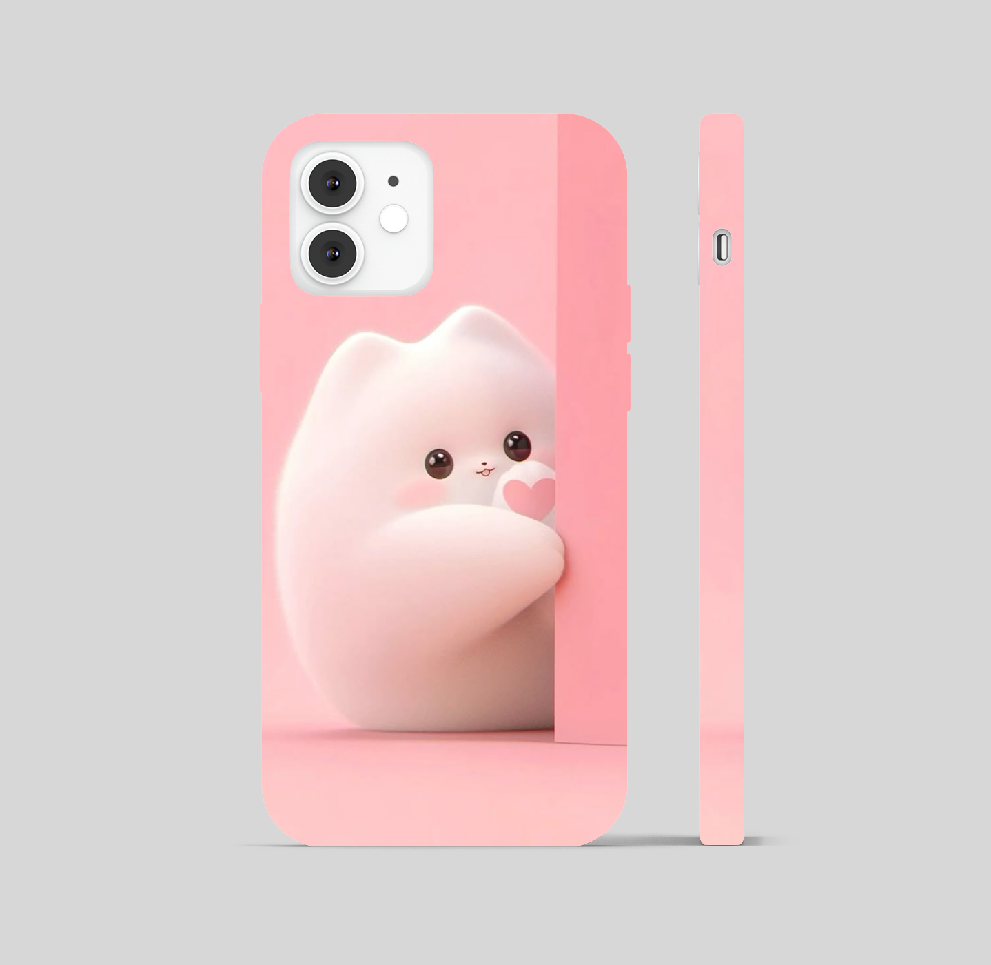 Teddy Heart Theme Phone Cover