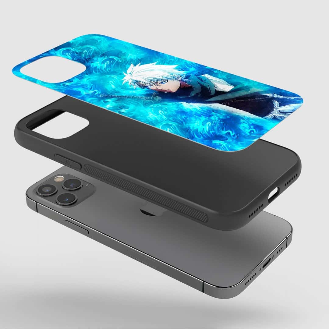 Toshiro Blue Silicone Armored Phone Case