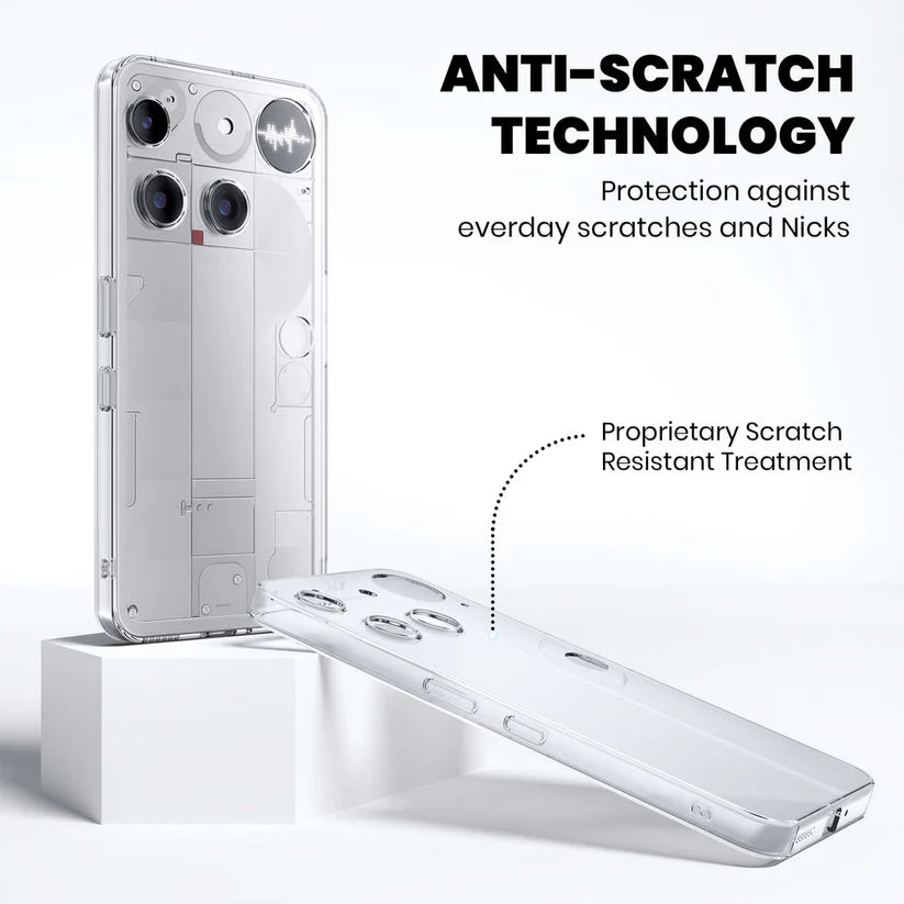 Anti Yellow Premium Crystal Clear Transparent Case | All Phone Model Available