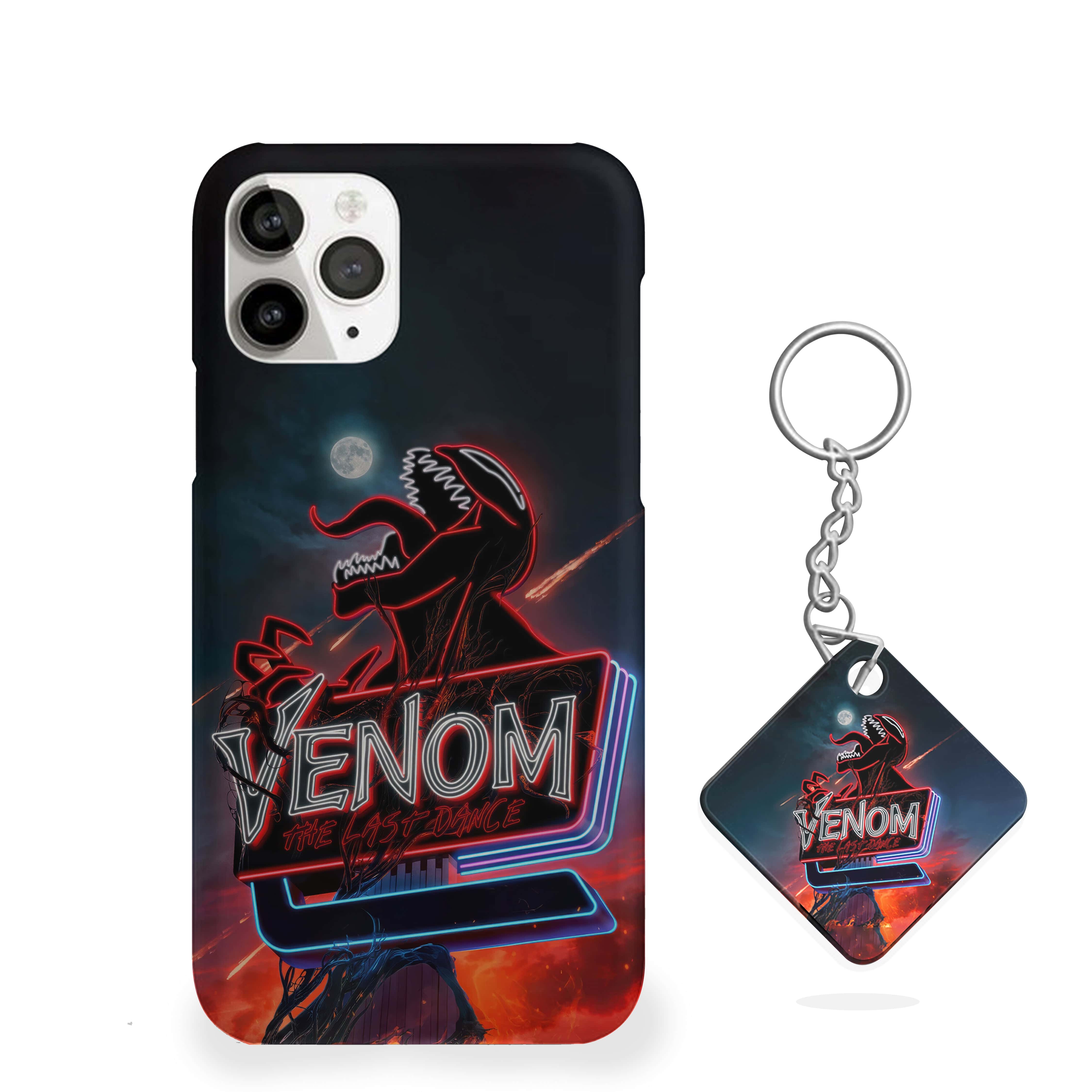 Venom against a night sky backdrop Phone Cover