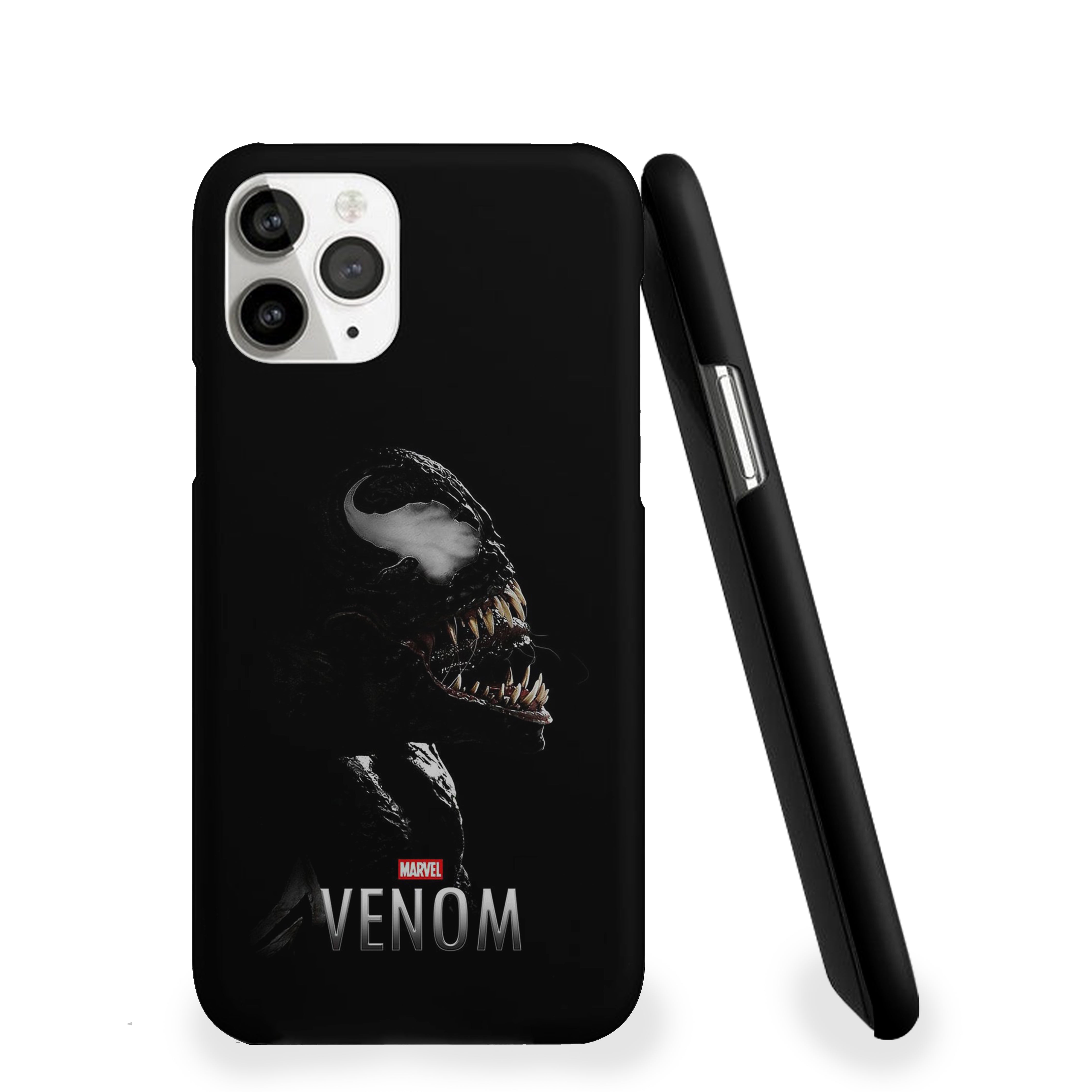 Venom against a solid black background Phone Cover