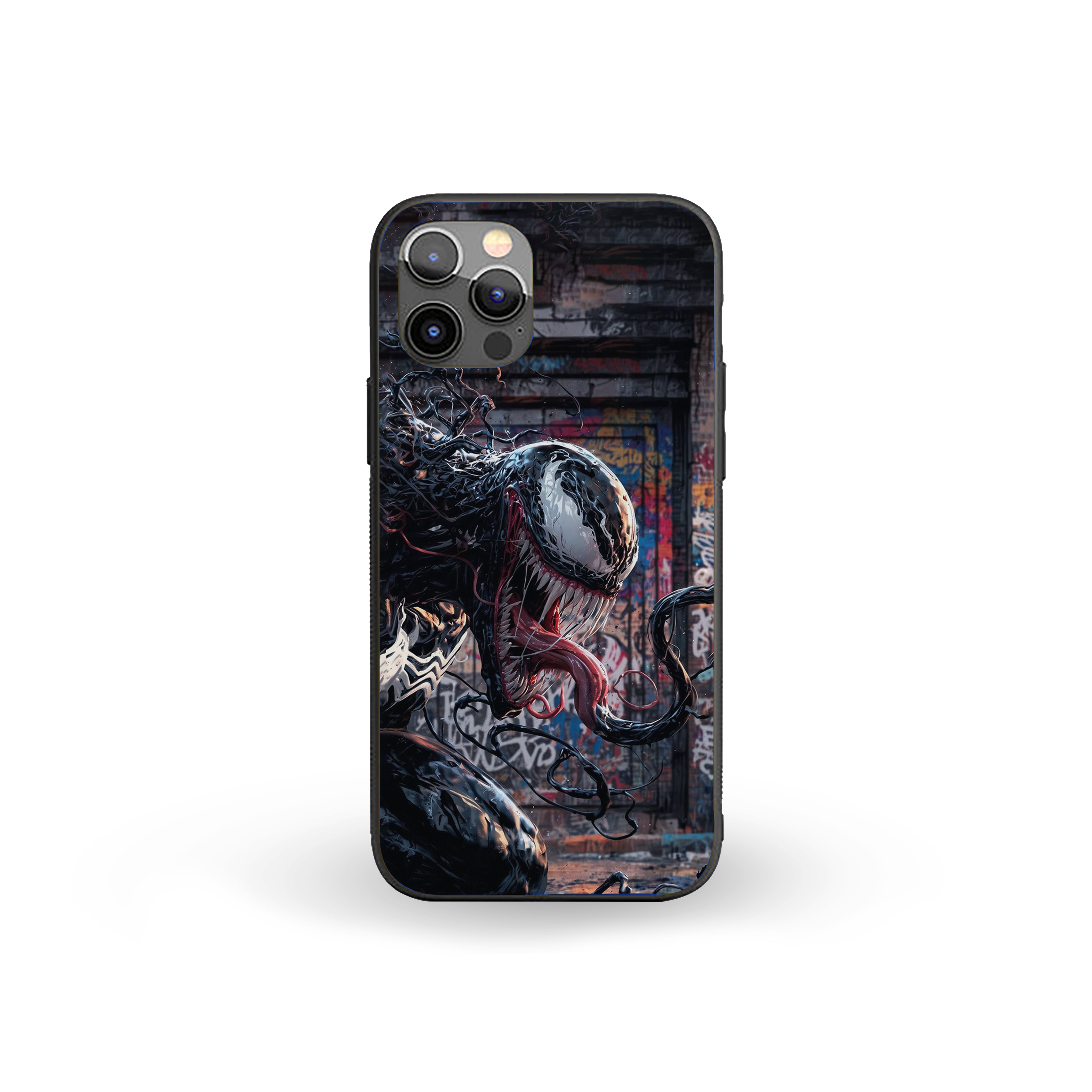 Venom as a monstrous Silicone Armored Phone Case