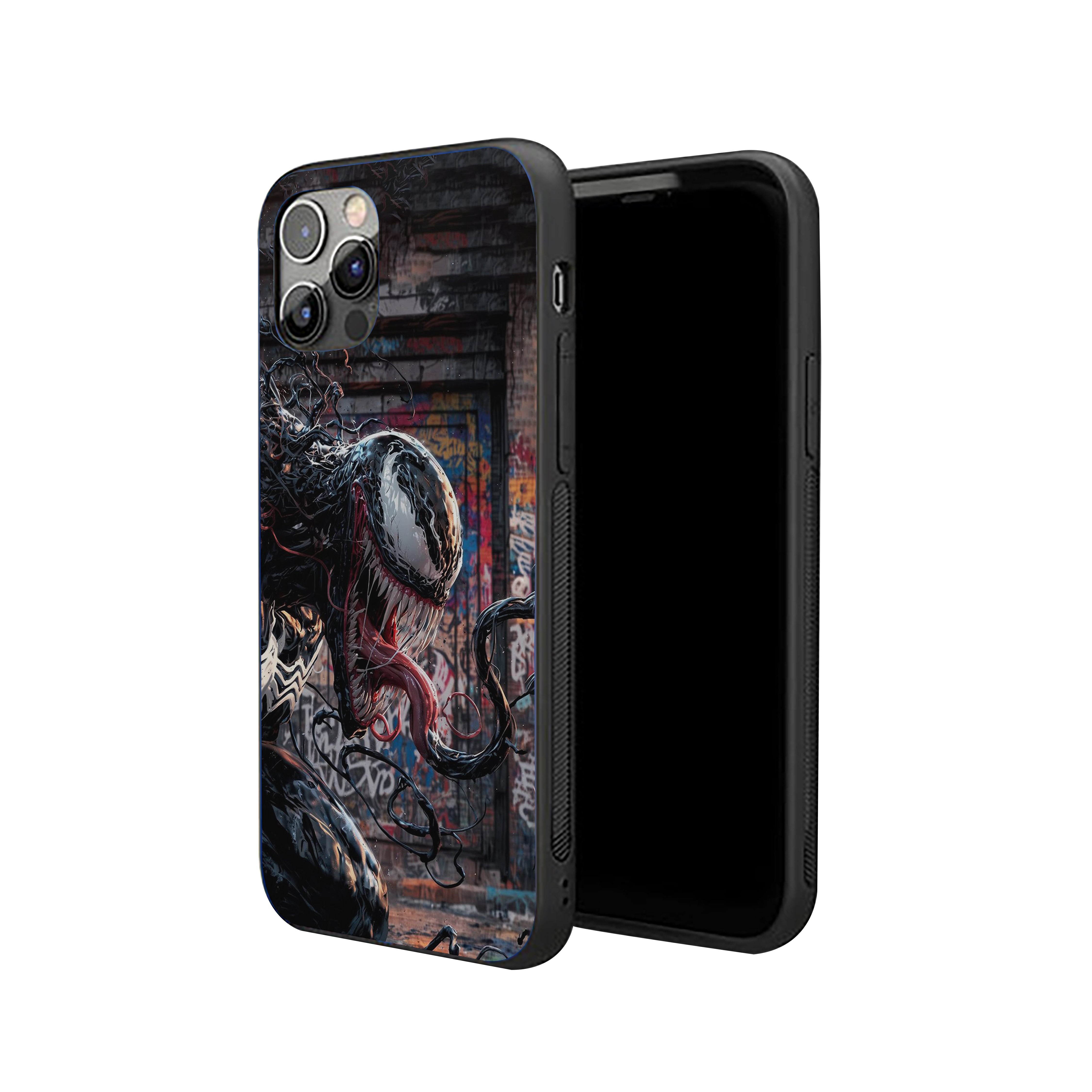 Venom as a monstrous Silicone Armored Phone Case