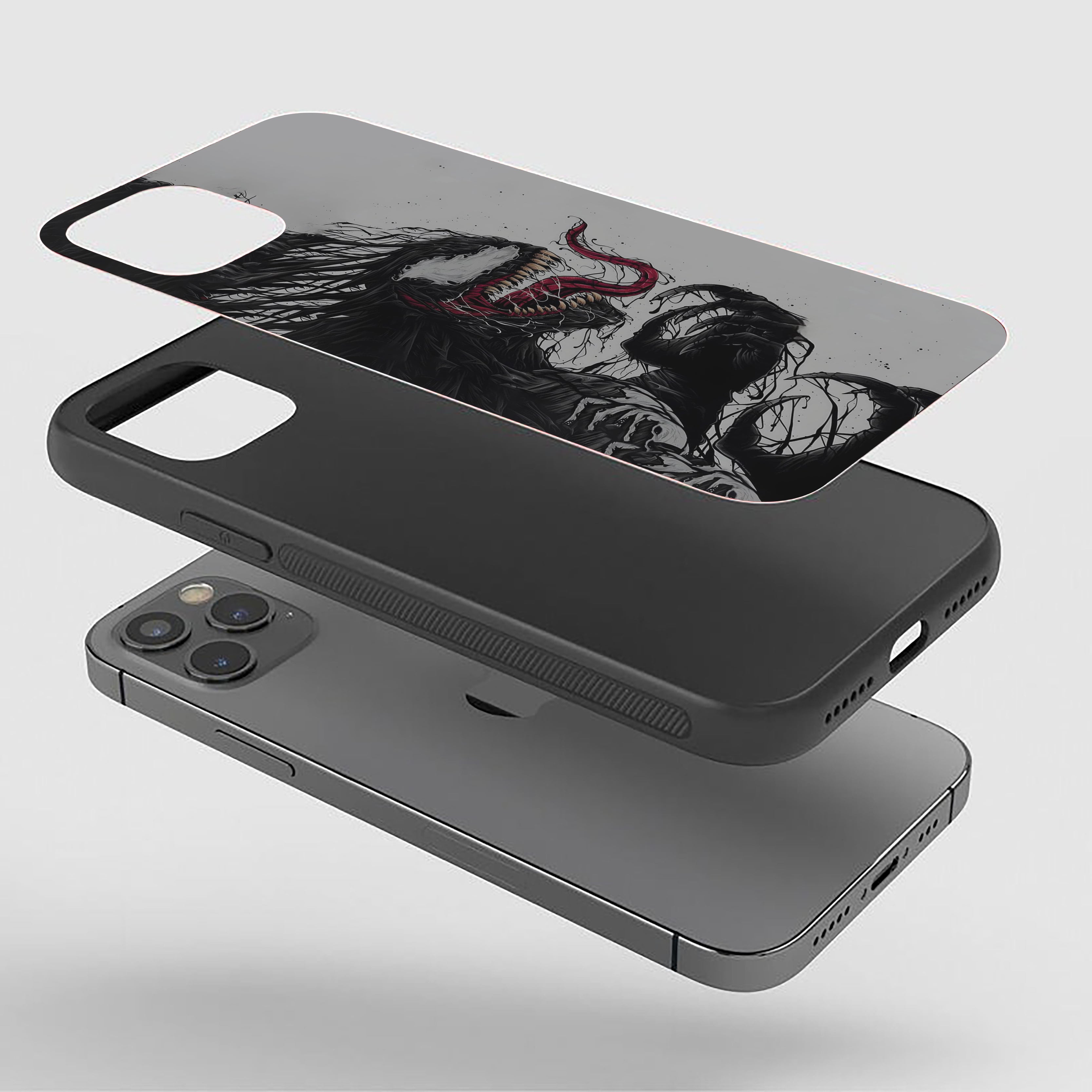 Abstract Venom Silicone Armored Phone Case