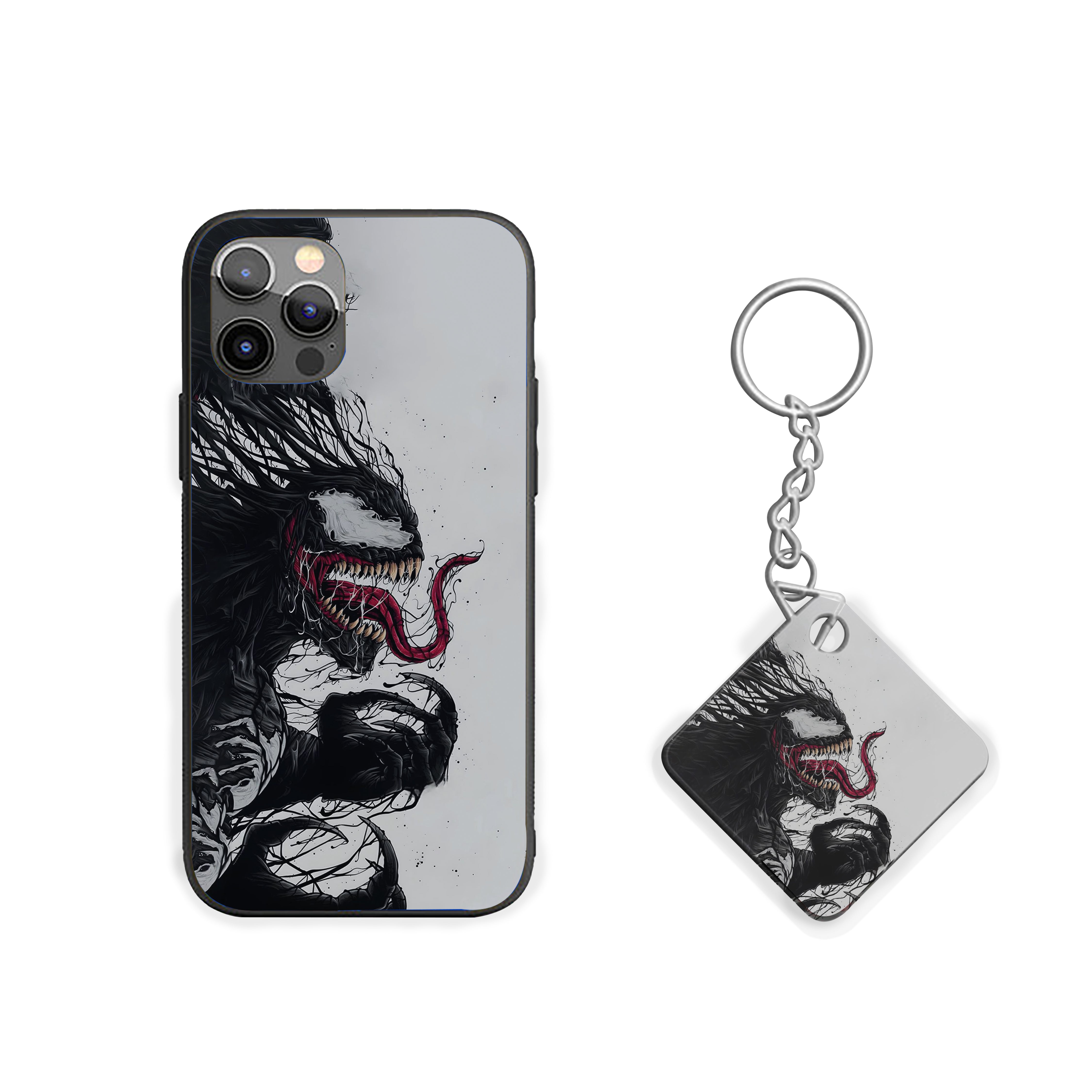 Abstract Venom Silicone Armored Phone Case