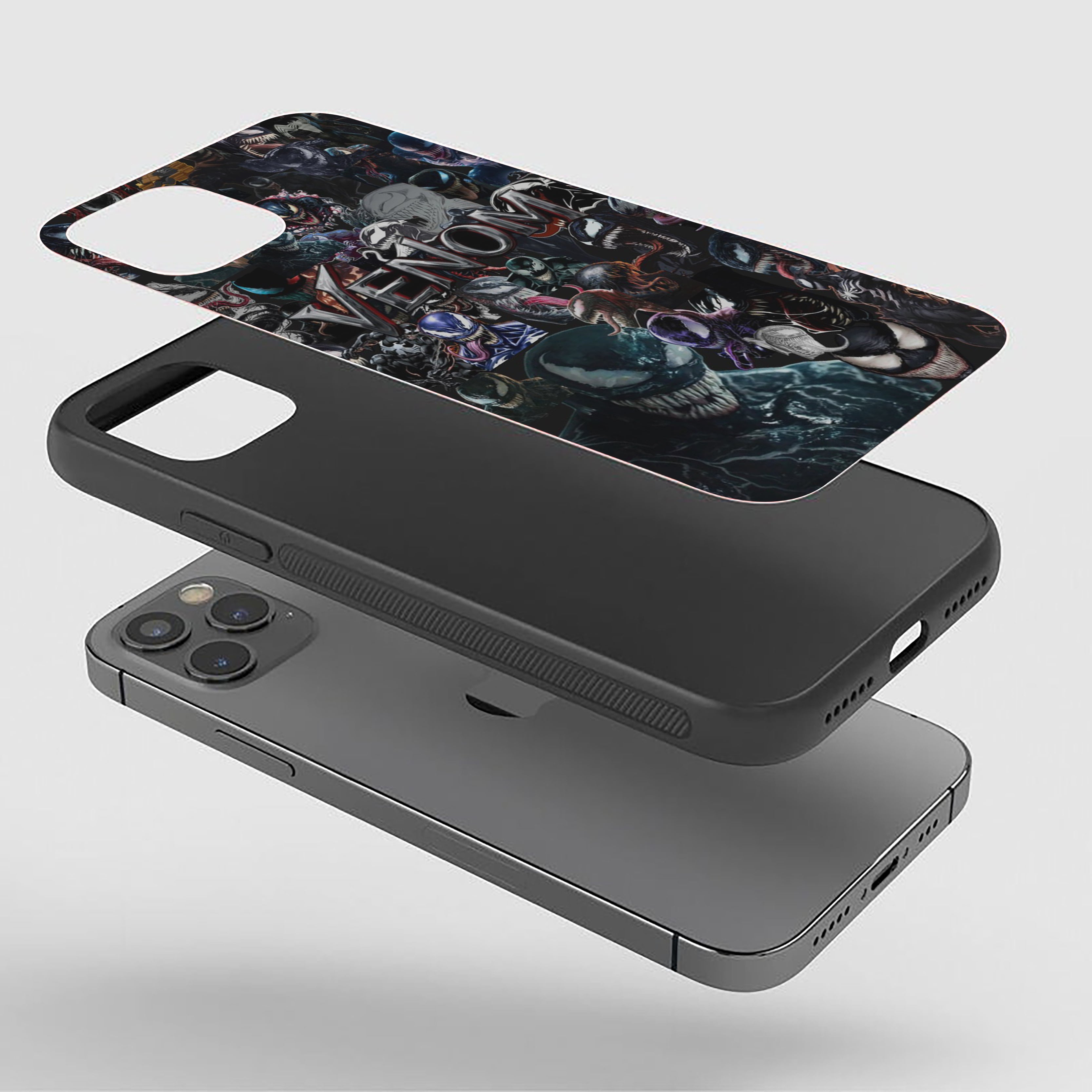 Venom Multiple Charactors Silicone Armored Phone Case