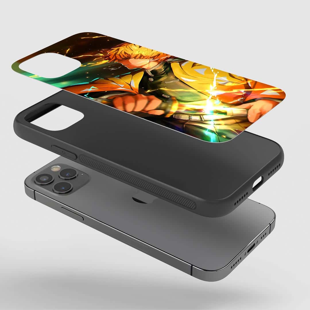 Zenitsu Action Silicone Armored Phone Case