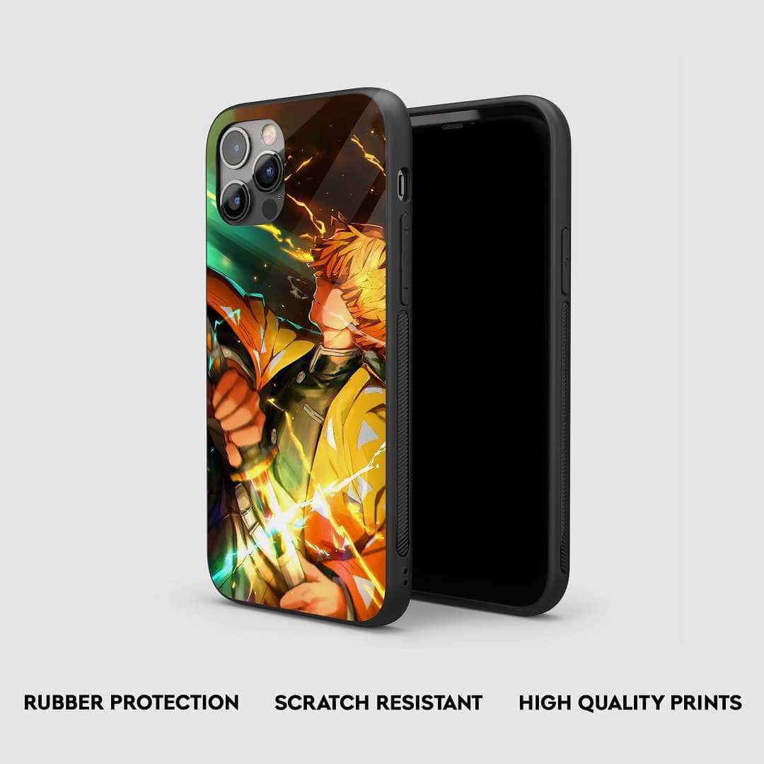 Zenitsu Action Silicone Armored Phone Case