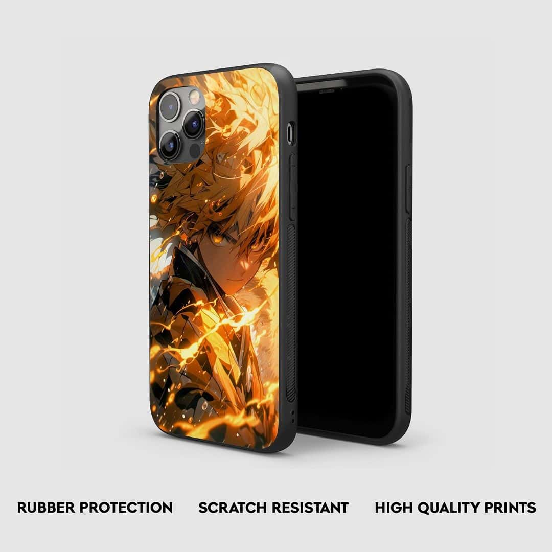 Zenitsu Graphic Silicone Armored Phone Case