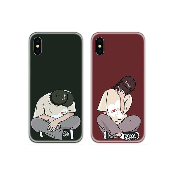 Cap Lovers Boy Couple Both Phone Cover