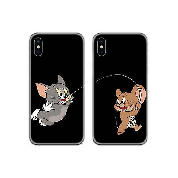Tom and Jerry Fishing Couple Both Phone Cover