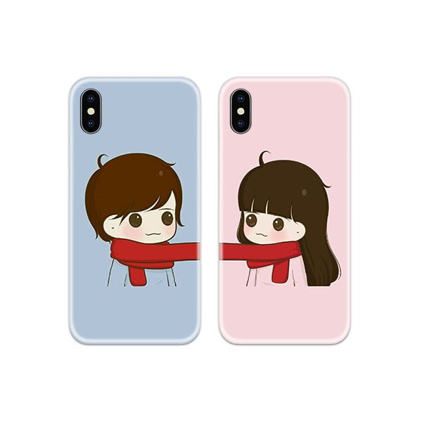 Winter Couple Both Phone Cover