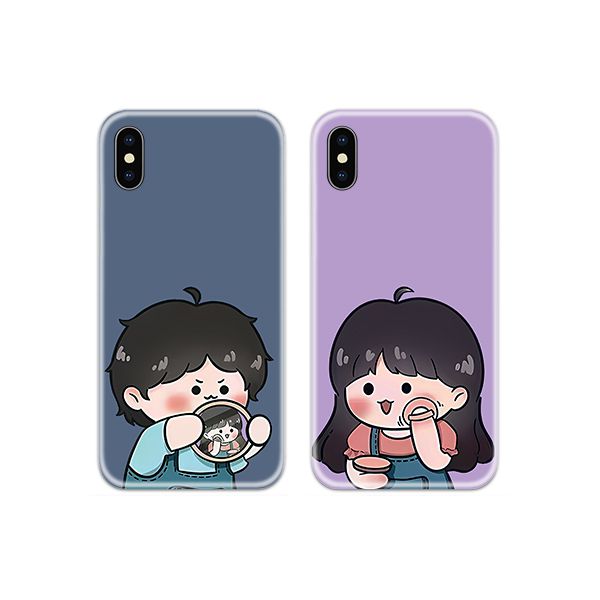 Makeup Couple Both Phone Cover