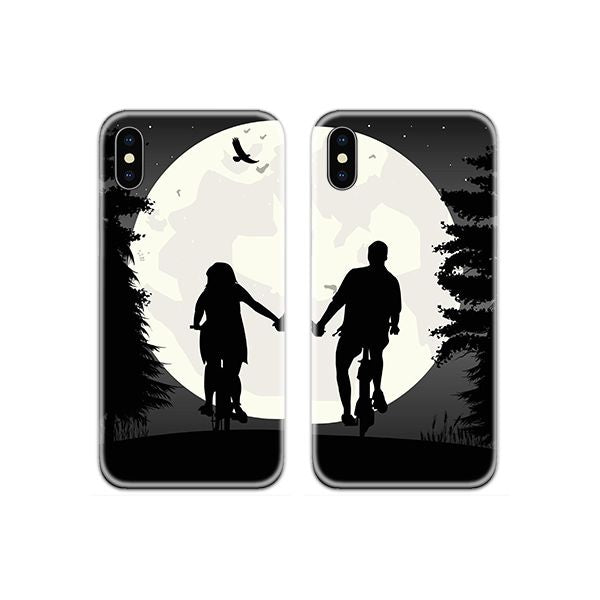 Cycling Couple Both Phone Cover
