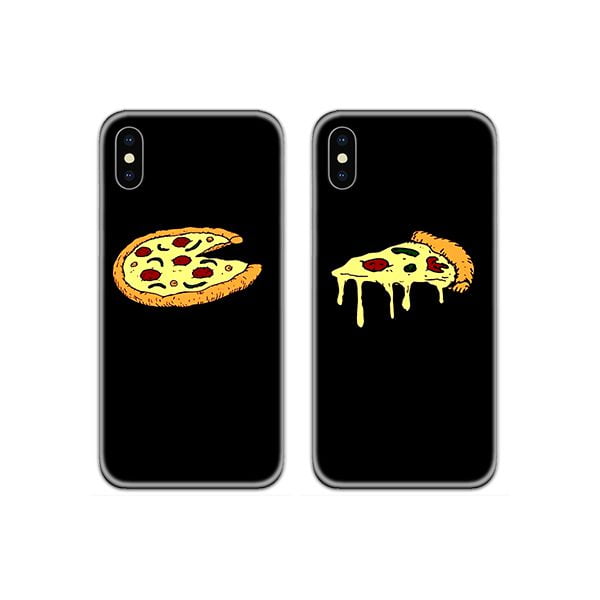 Pizza Lovers Couple Both Phone Cover
