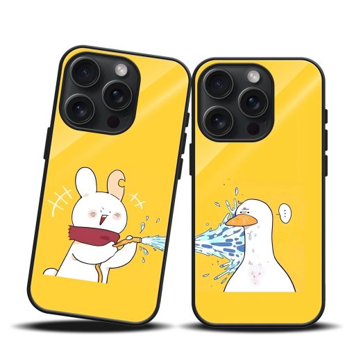 Duck and Rabbit Couple Phone Cover