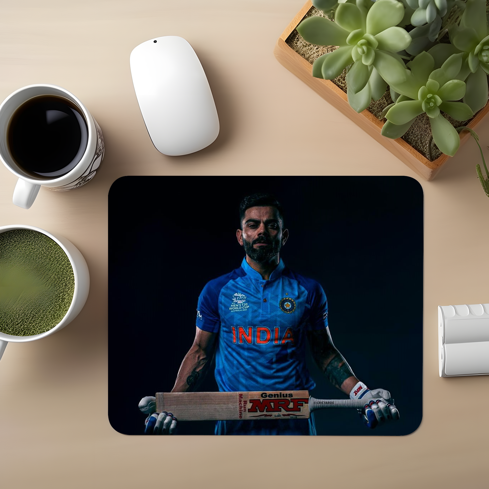 Blue Jersey Champion Premium Mouse Pad