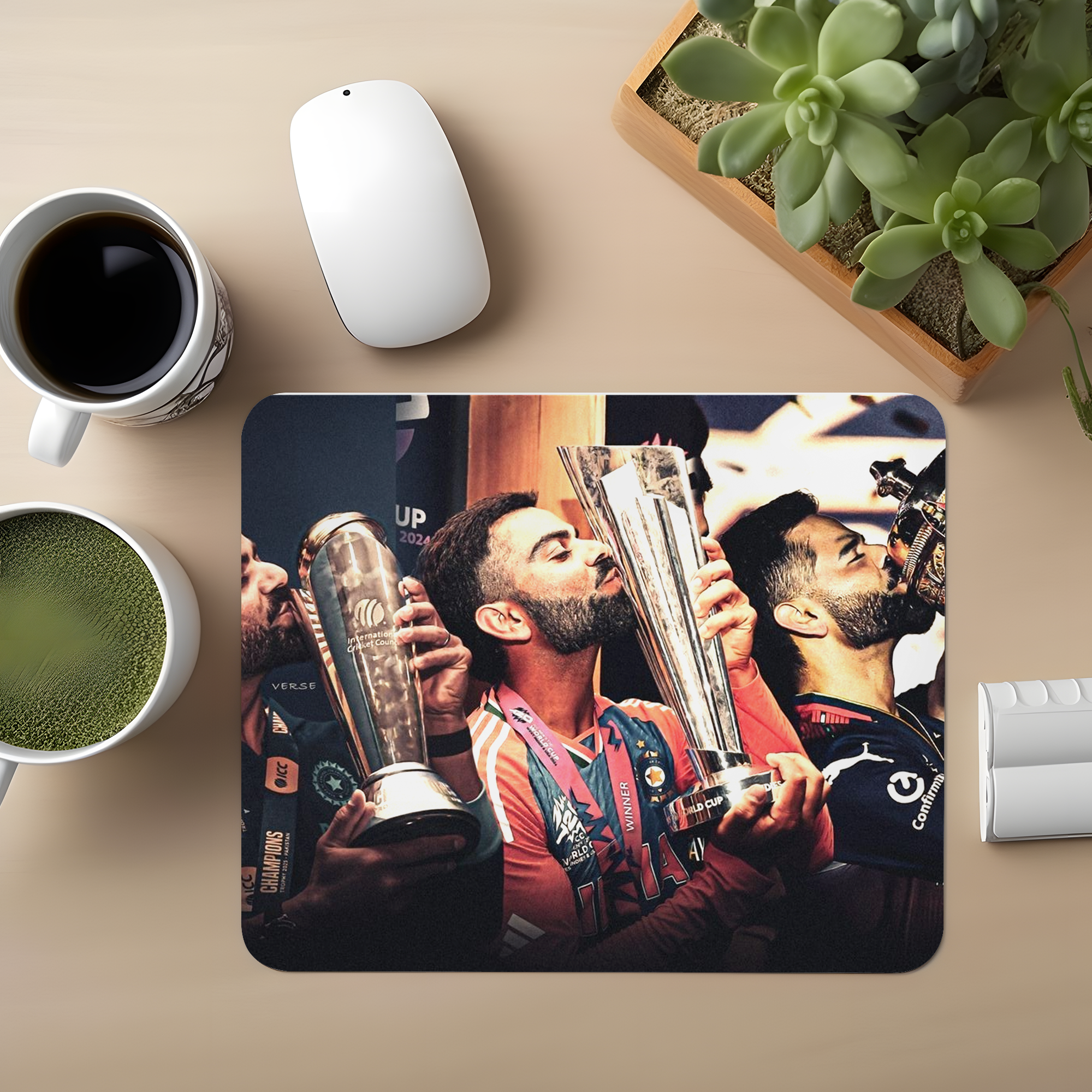 Virat-The Victory King Premium Mouse Pad