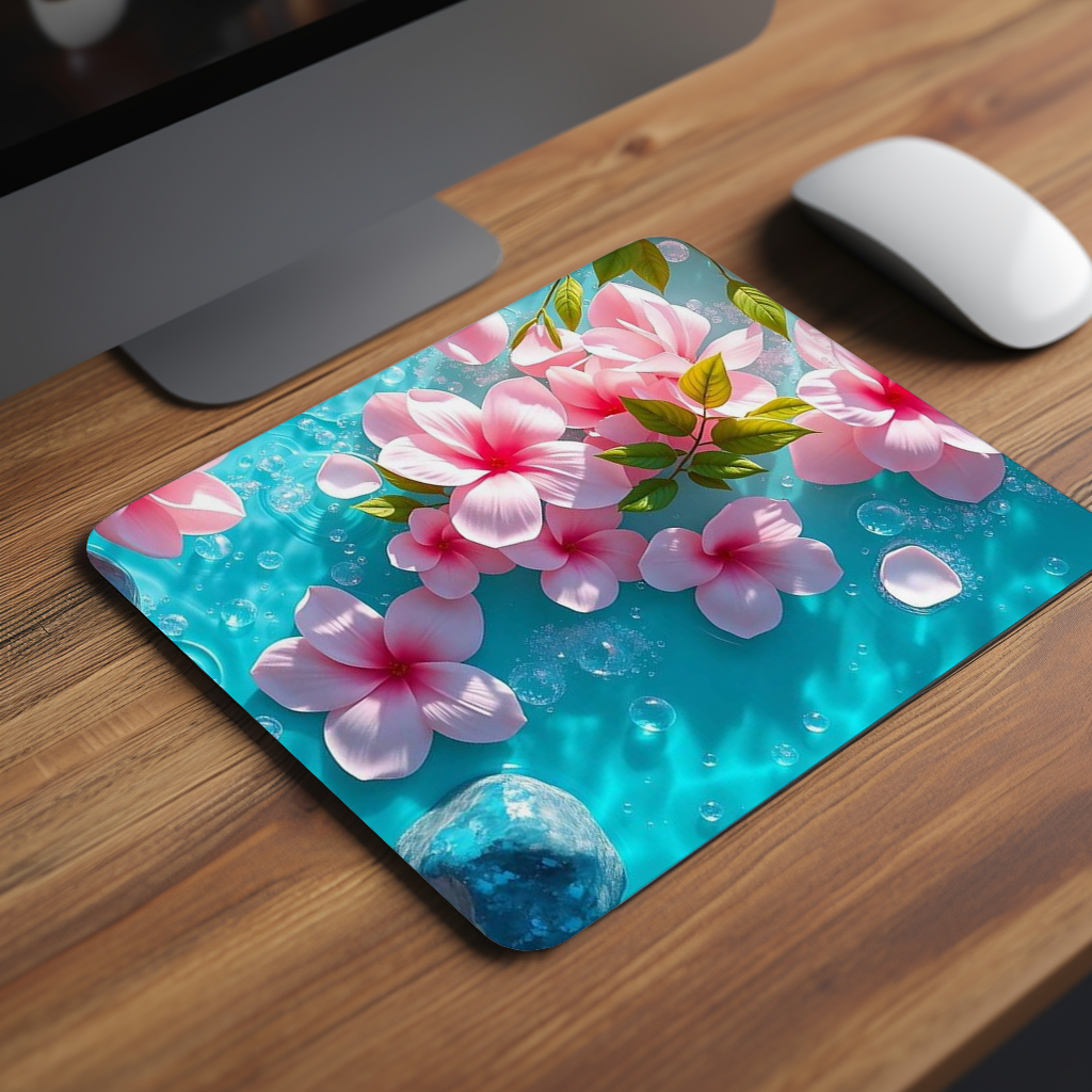 Cosmic Bloom Premium Mouse Pad