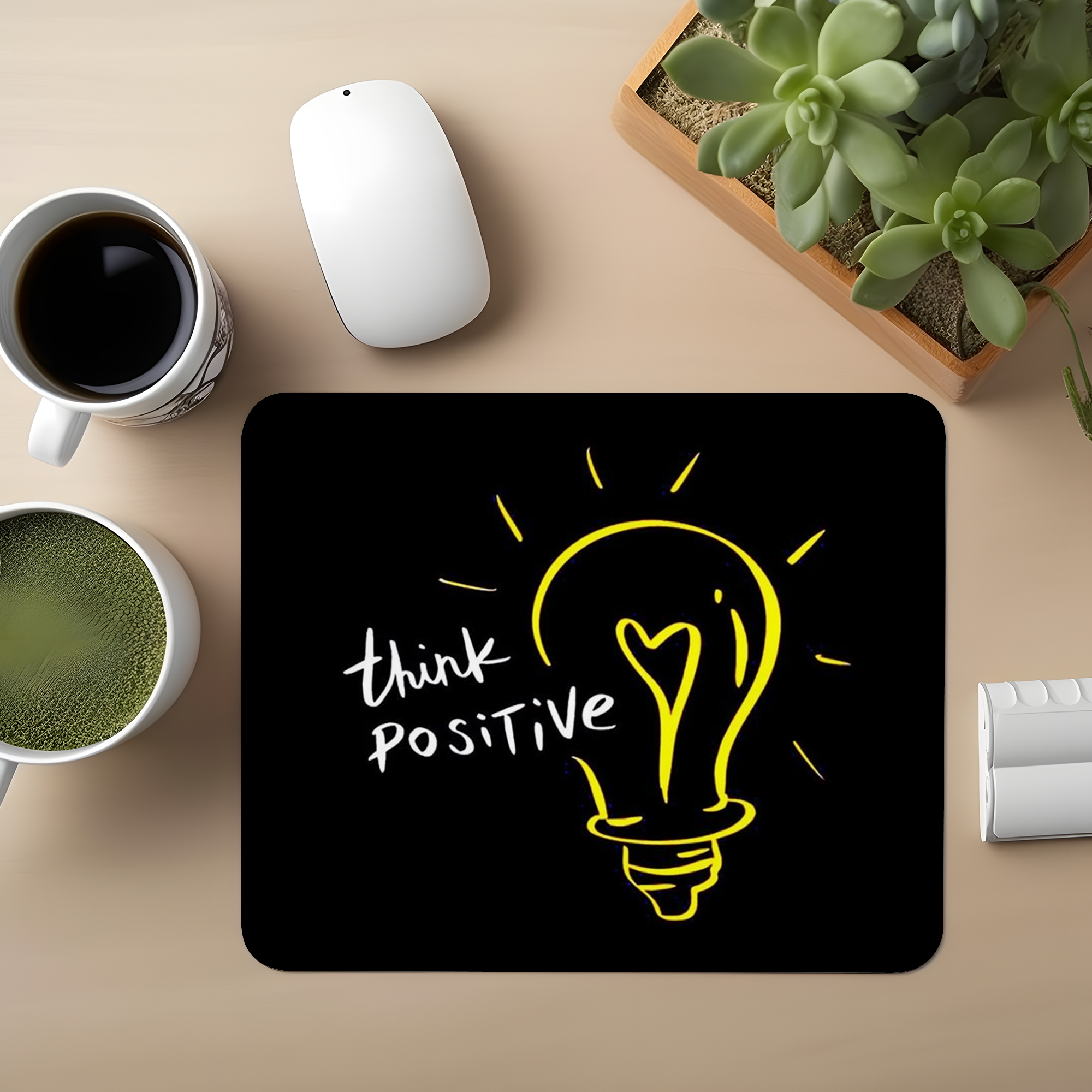 Think Positive Premium Mouse Pad