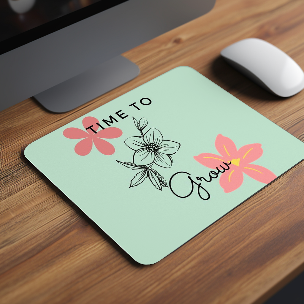 Time To Grow Premium Mouse Pad