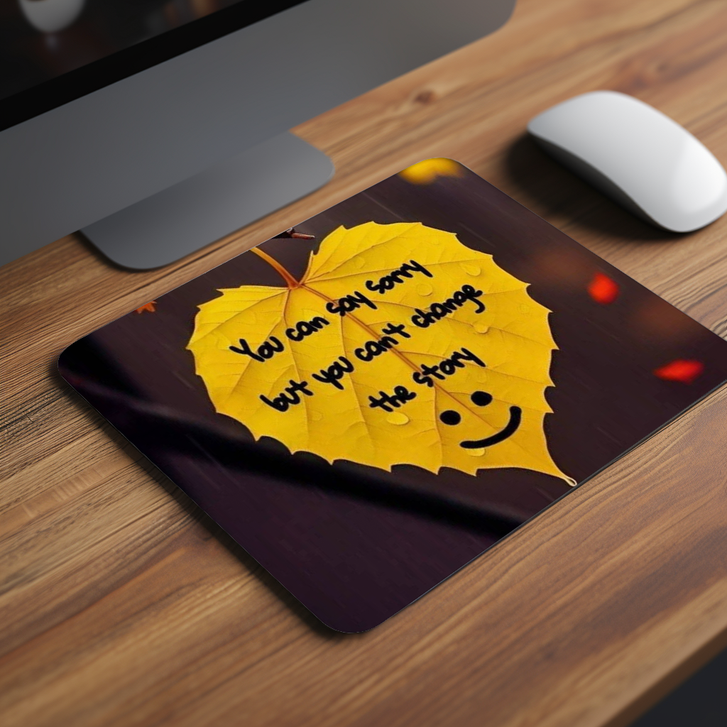 Sorry Cant Change Story Premium Mouse Pad