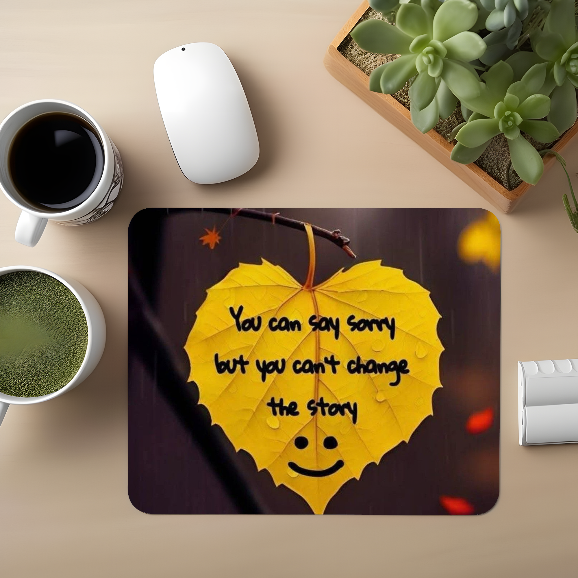 Sorry Cant Change Story Premium Mouse Pad