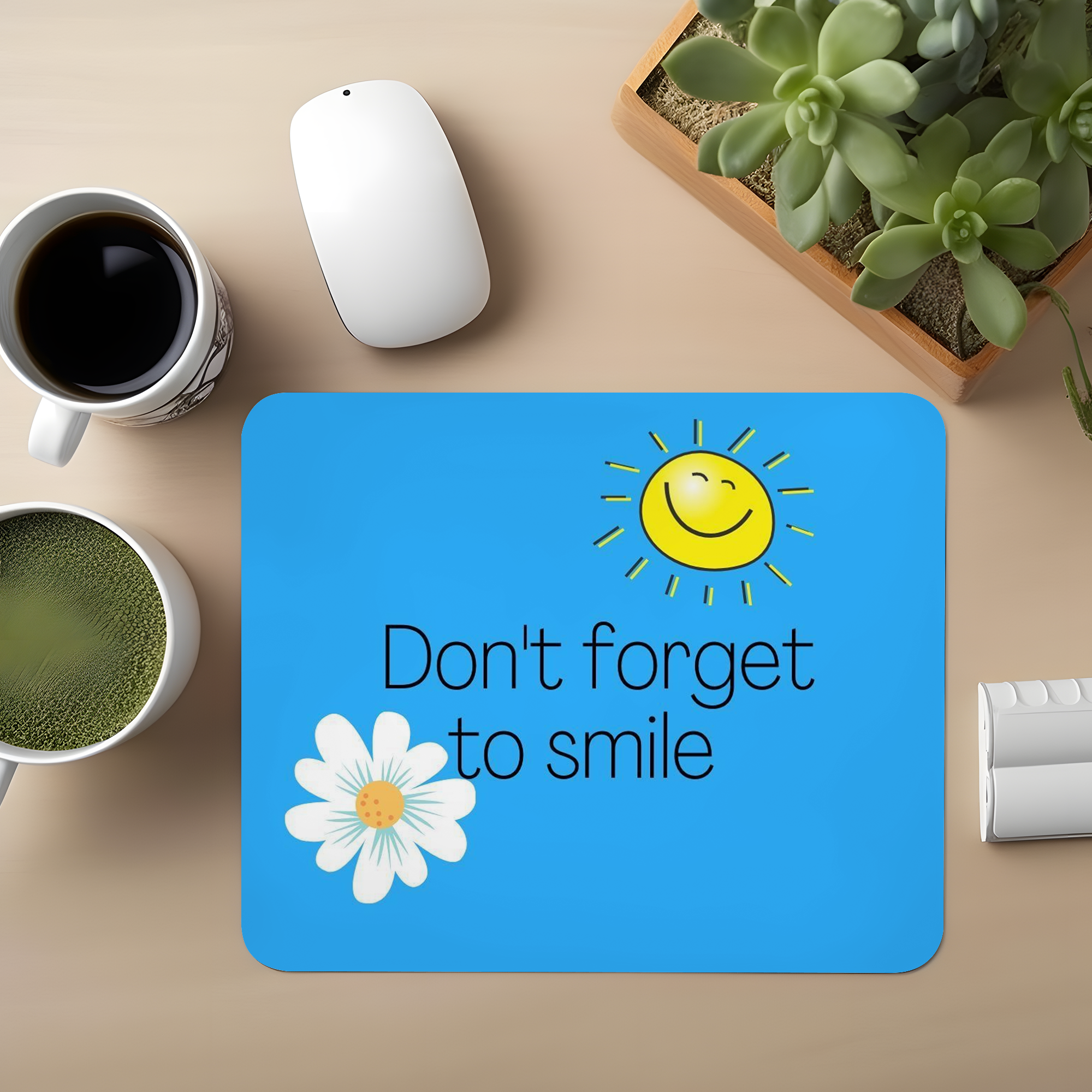 Dont Forgate To Smile Premium Mouse Pad
