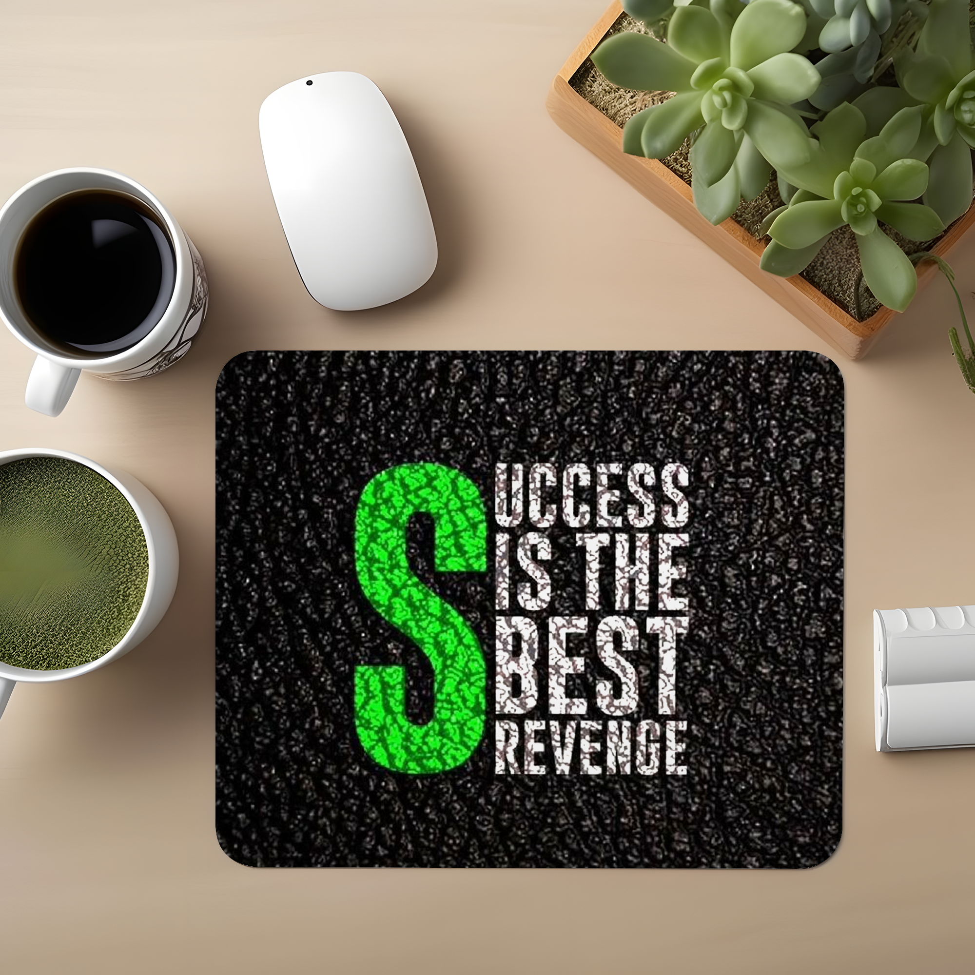 Success Is The Best Revenge Premium Mouse Pad