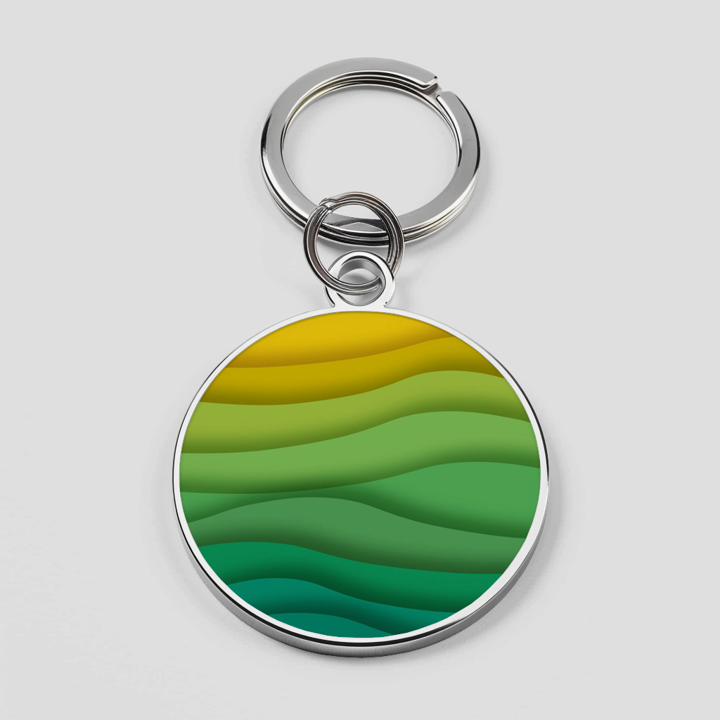 Pastel Yellow Green Waves Phone Cover