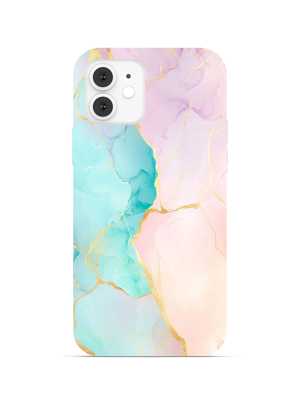 Pastel Rainbow Glow Marble Phone Cover