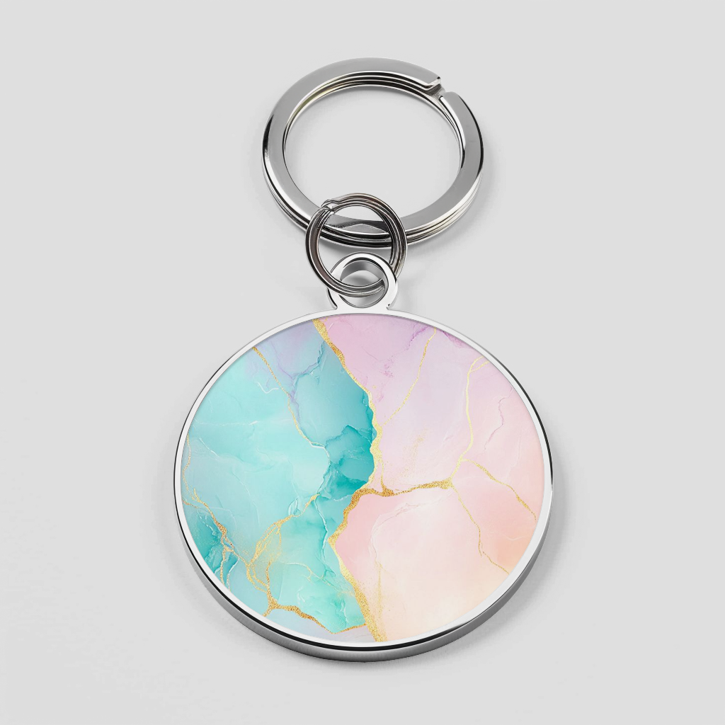 Pastel Rainbow Glow Marble Phone Cover