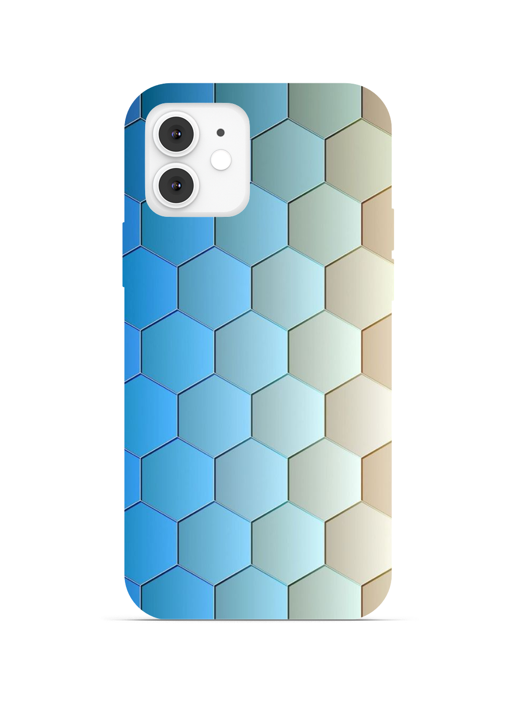 Pastel Aqua Hexagone Phone Cover