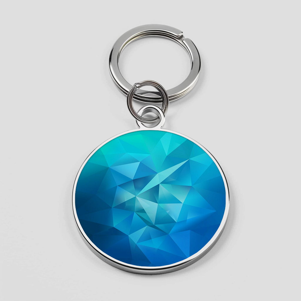 Pastel Crystal Blue Geometry Phone Cover