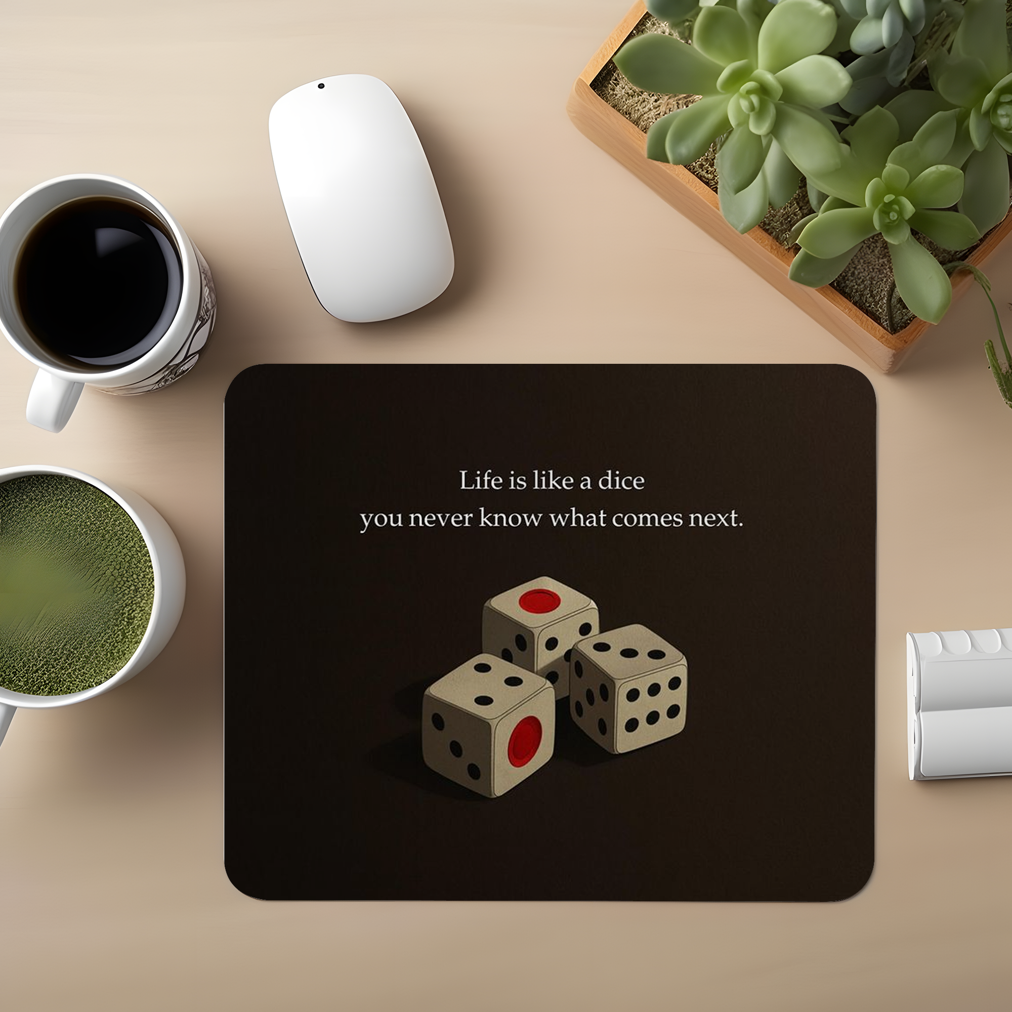 Ludo Dice Premium Mouse Pad