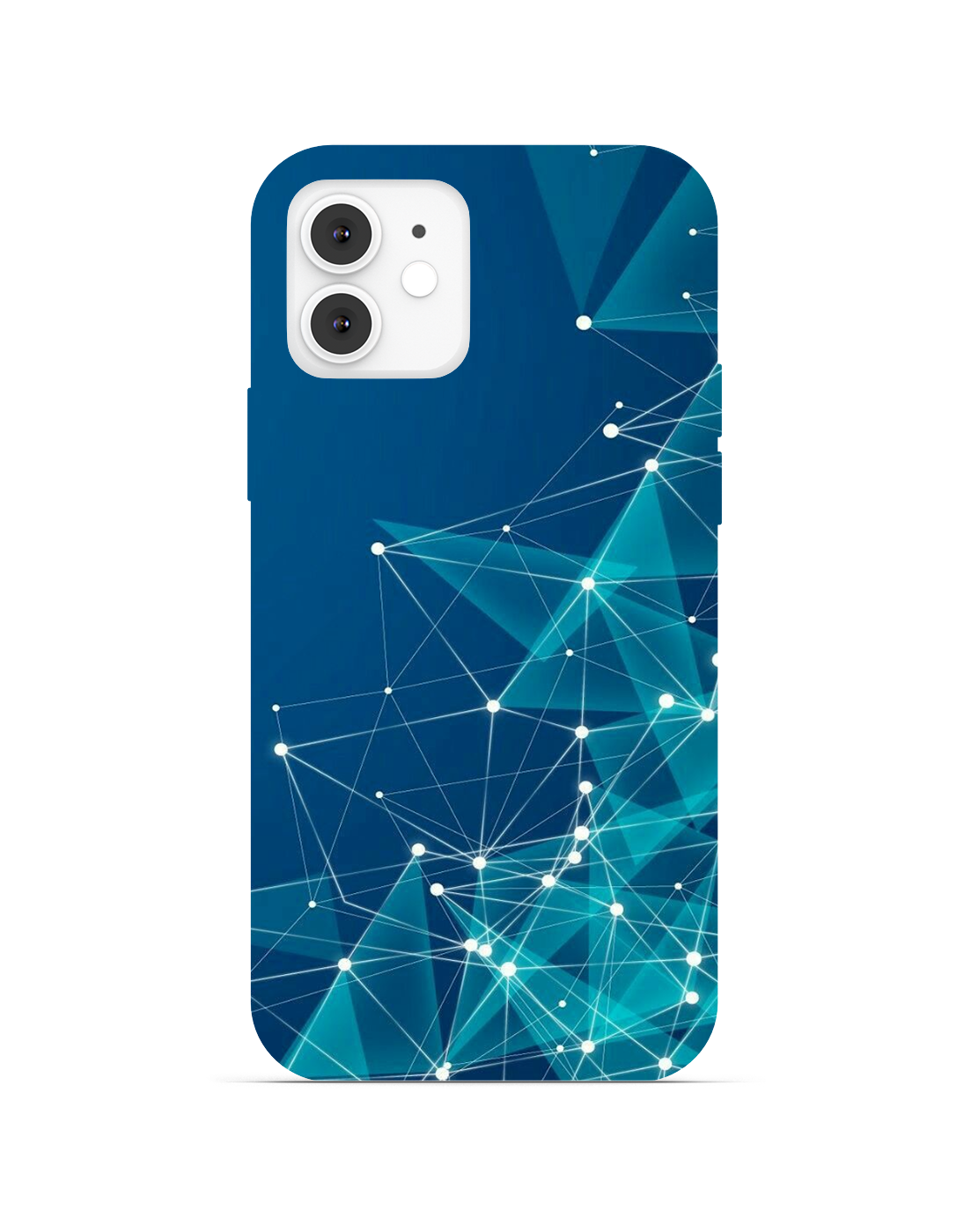 Pastel Blue Neon Web Phone Cover