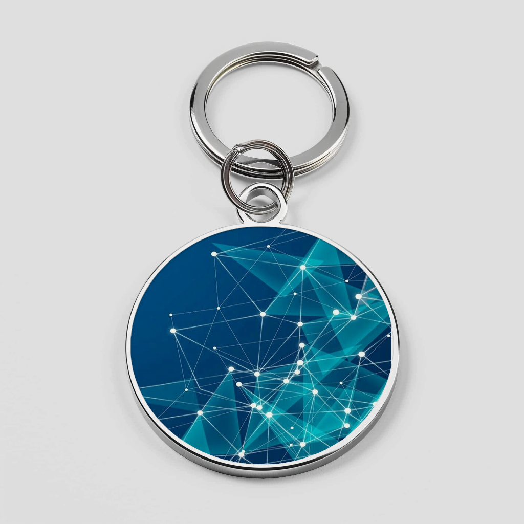 Pastel Blue Neon Web Phone Cover