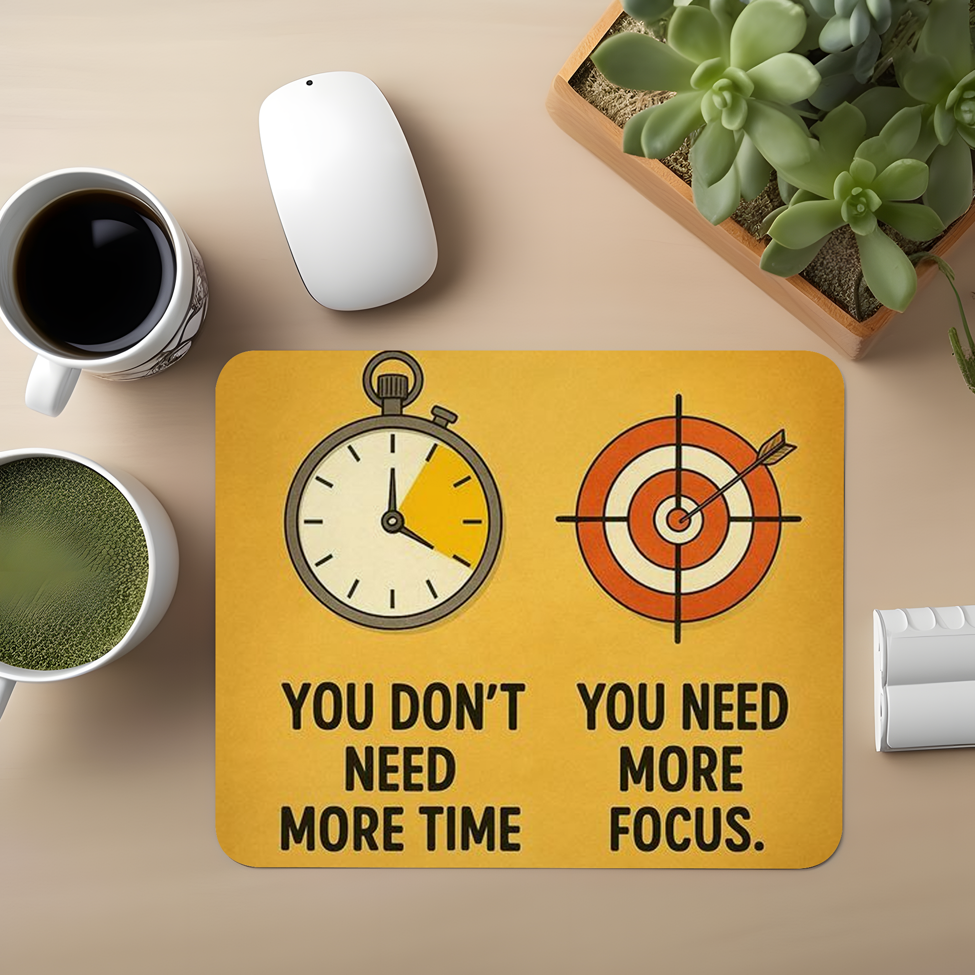 Need More Focus Premium Mouse Pad