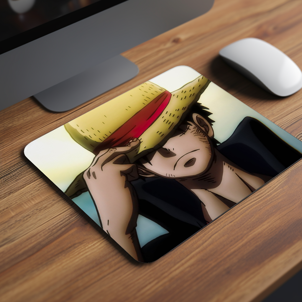 Straw Hat Onepiece Premium Mouse Pad