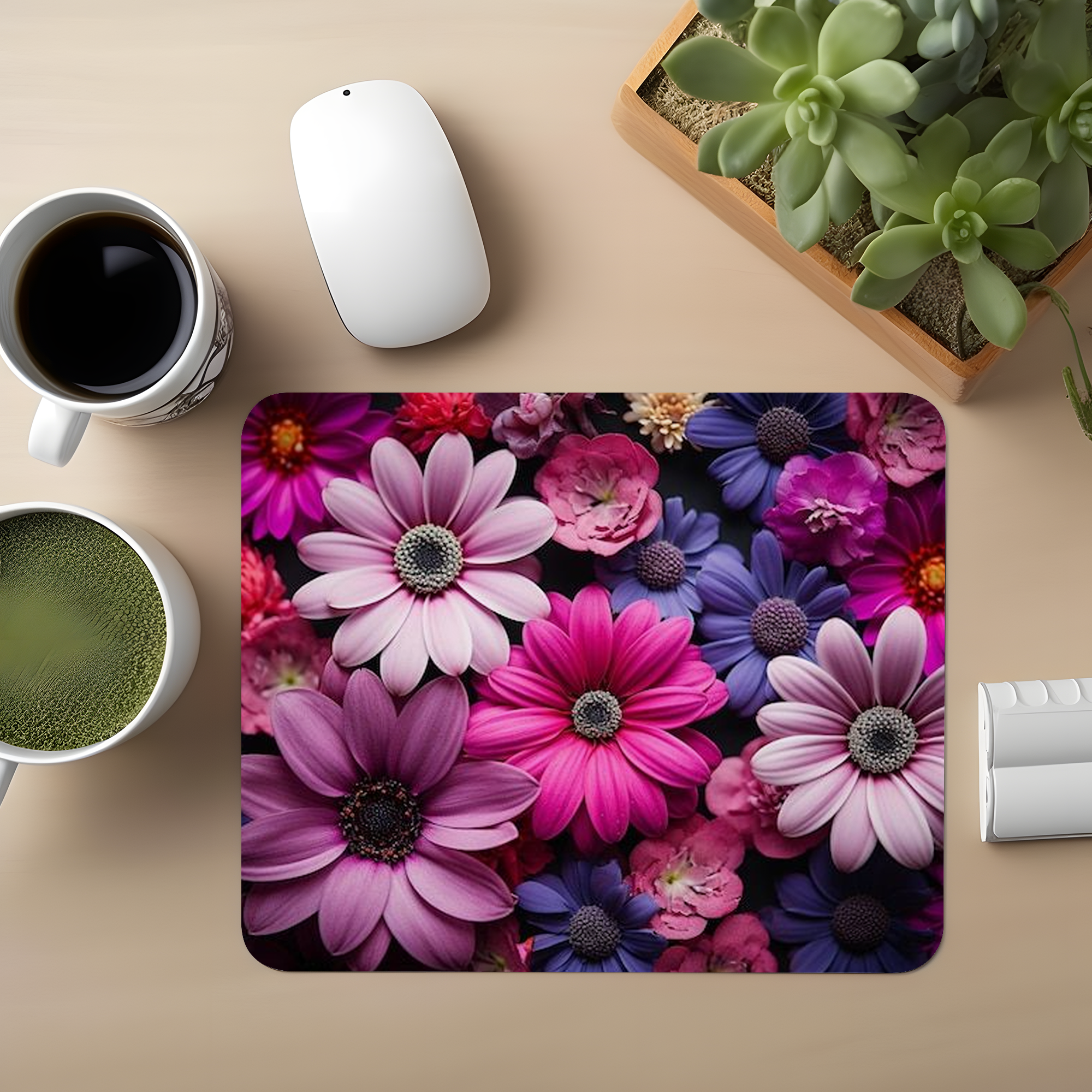 Multiflower Premium Mouse Pad