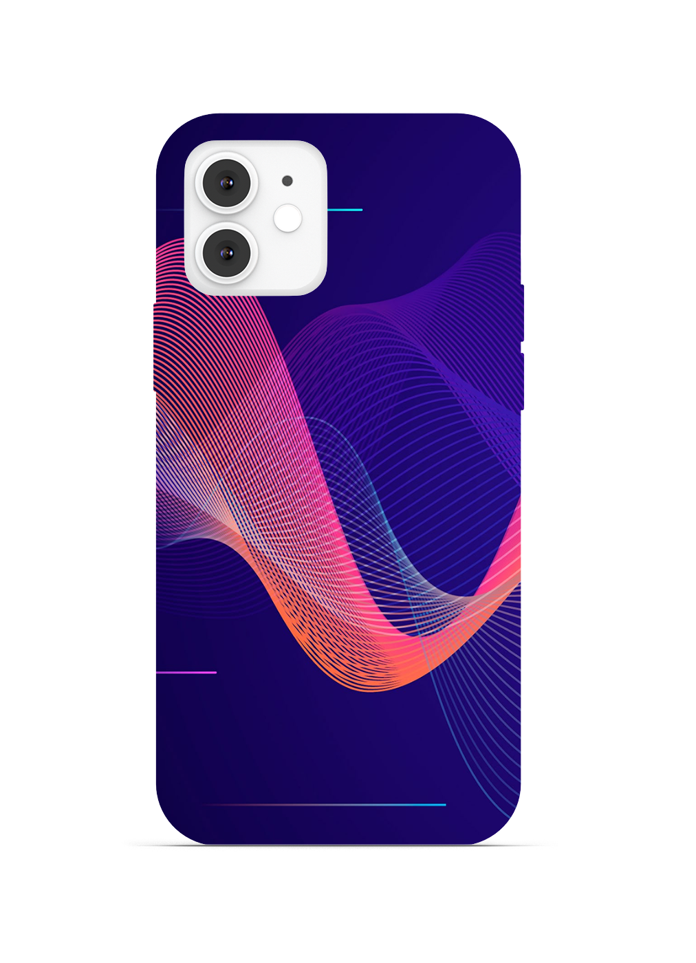 Pastel qua Orange Waveflow Phone Cover